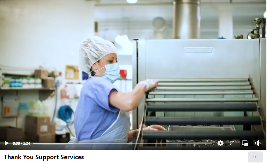 Facebook video about Support Services at IH