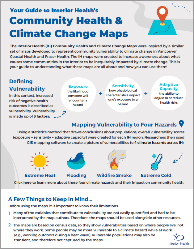 map infographic