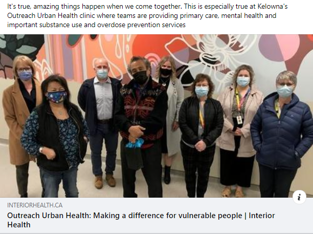 Kelowna outreach urban health