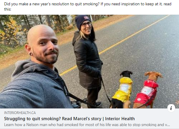 Quitting smoking story