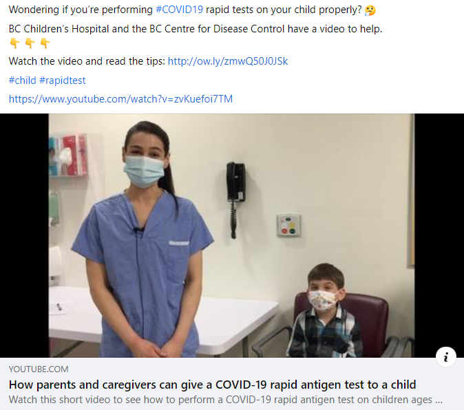Social Media Posts You Can Share - COVID Vaccines Immune System Child