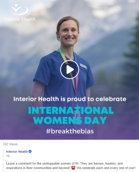 International Women's Day Facebook Video
