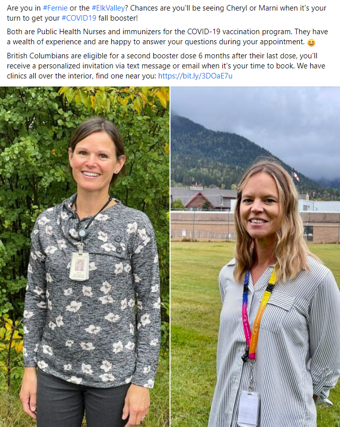 Facebook about public health nurses