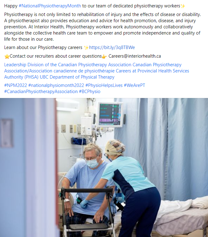 Physiotherapy month