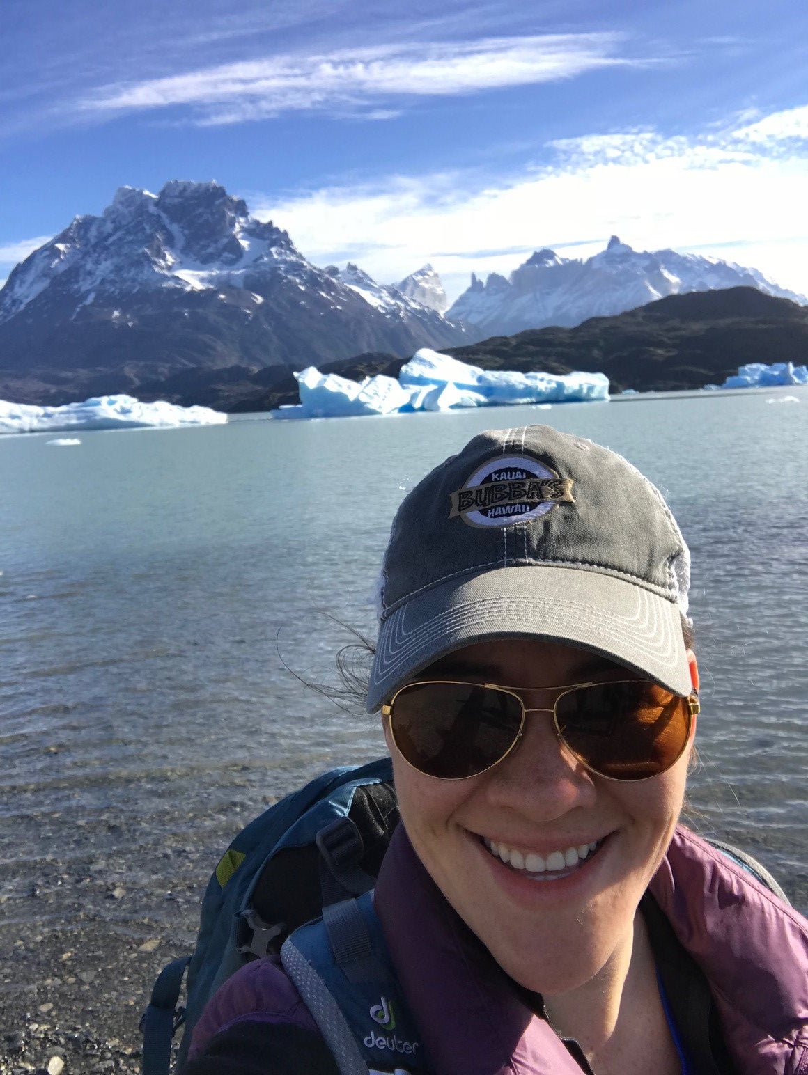 Kathryn Brown in Patagonia/Chile