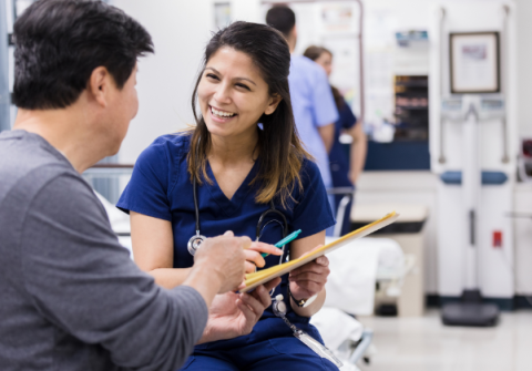 Friendly medical staff