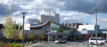An exterior shot of the East Kootenay Regional Hospital.