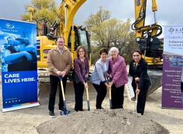 Ground-breaking ceremony for Creekside Landing expansion