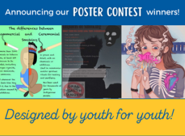 An infographic that says "Announcing our Poster Contest winners" and has three images displayed below,